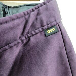 Vintage Skea Ski Pants Women's 12 Purple Schoeller Wool Paris Vale USA Stirrups